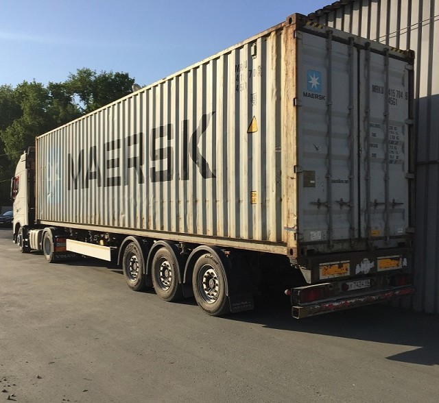 Перевозка контейнеров 40 футов автотранспортом